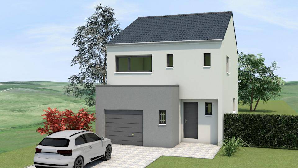 Programme terrain + maison à Moyeuvre-Grande en Moselle (57) de 103 m² à vendre au prix de 259000€ - 1