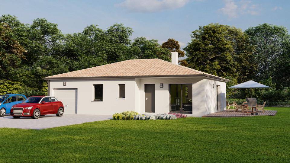 Programme terrain + maison à Les Moutiers-en-Retz en Loire-Atlantique (44) de 90 m² à vendre au prix de 430000€ - 2
