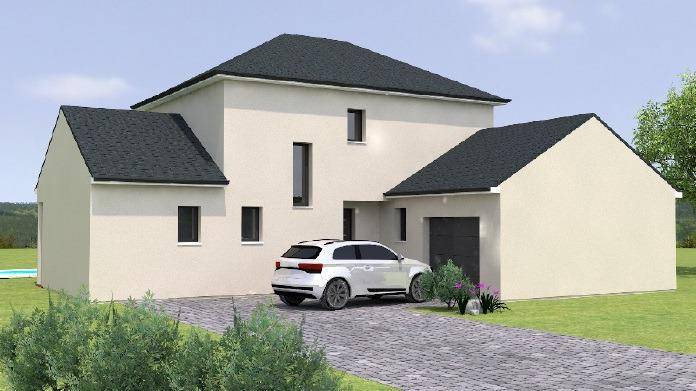 Programme terrain + maison à Bellevigne-les-Châteaux en Maine-et-Loire (49) de 115 m² à vendre au prix de 288500€ - 1