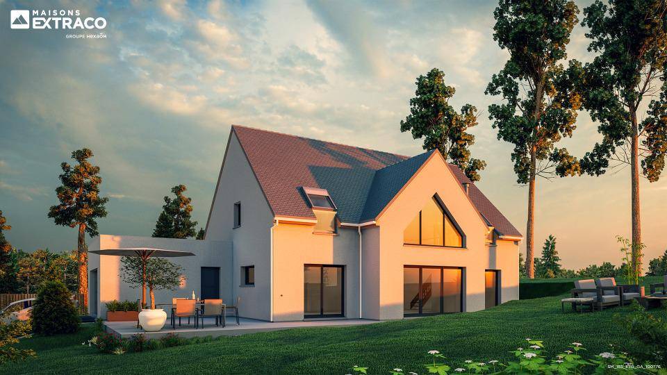 Programme terrain + maison à Fontaine-la-Mallet en Seine-Maritime (76) de 183 m² à vendre au prix de 529000€ - 1