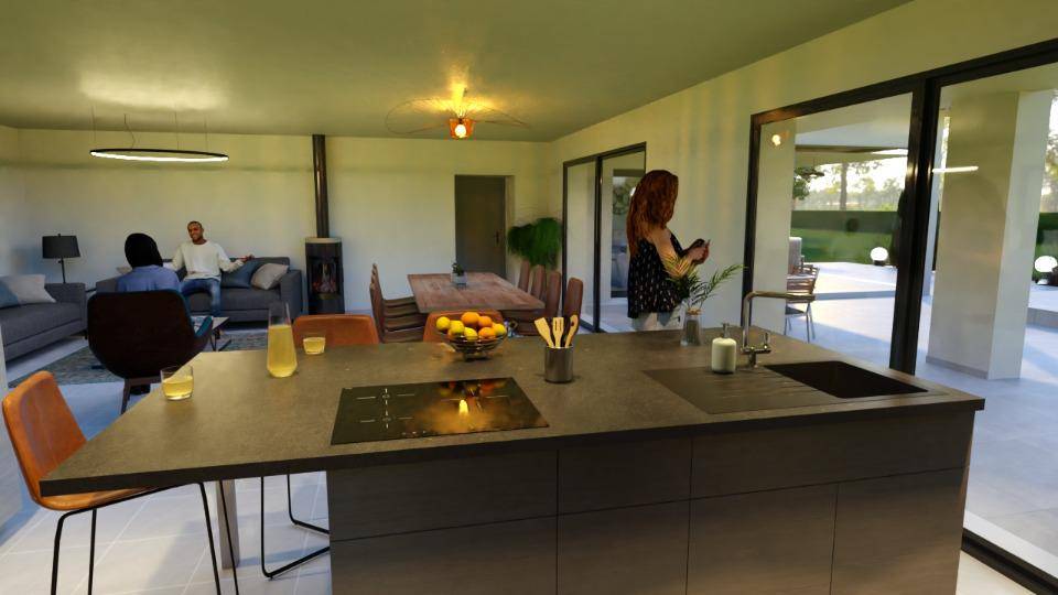 Programme terrain + maison à Orgnac-l'Aven en Ardèche (07) de 125 m² à vendre au prix de 449500€ - 3