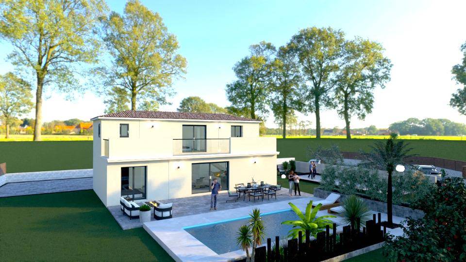 Programme terrain + maison à La Garde en Var (83) de 116 m² à vendre au prix de 659000€ - 1