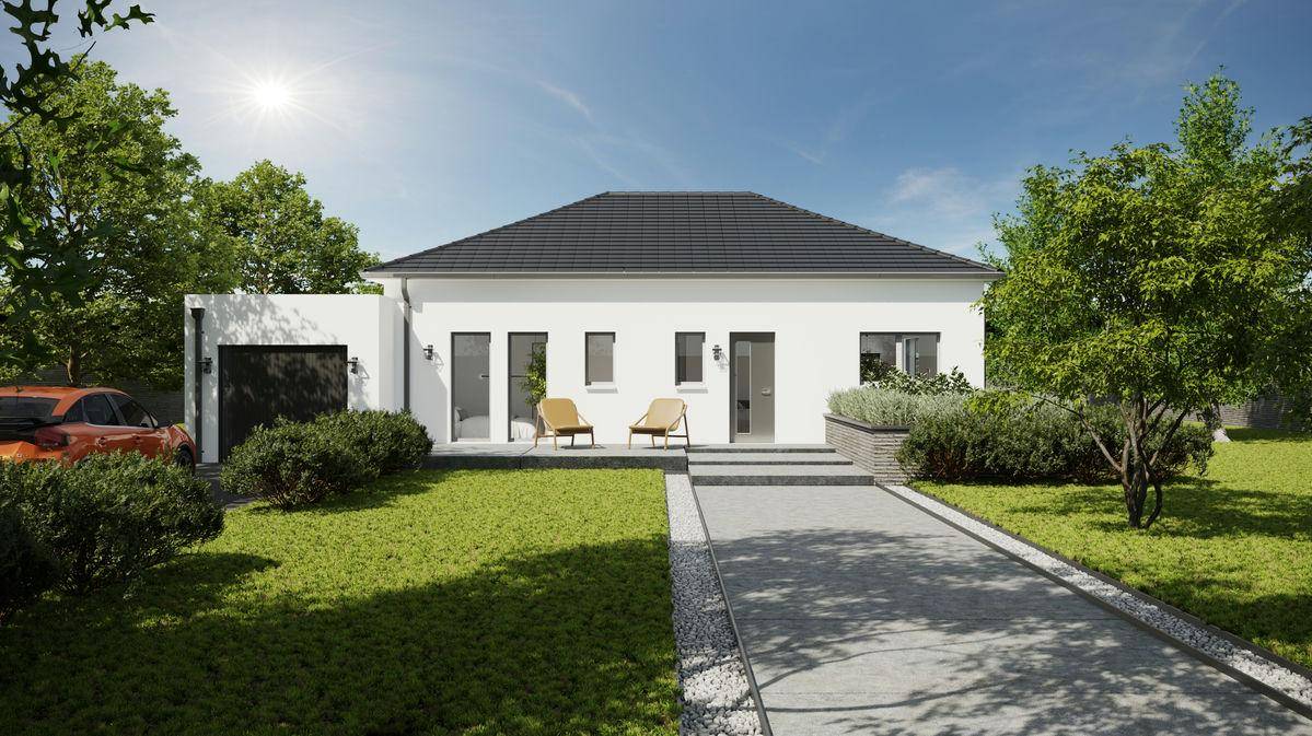 Programme terrain + maison à Chieulles en Moselle (57) de 100 m² à vendre au prix de 361254€ - 1