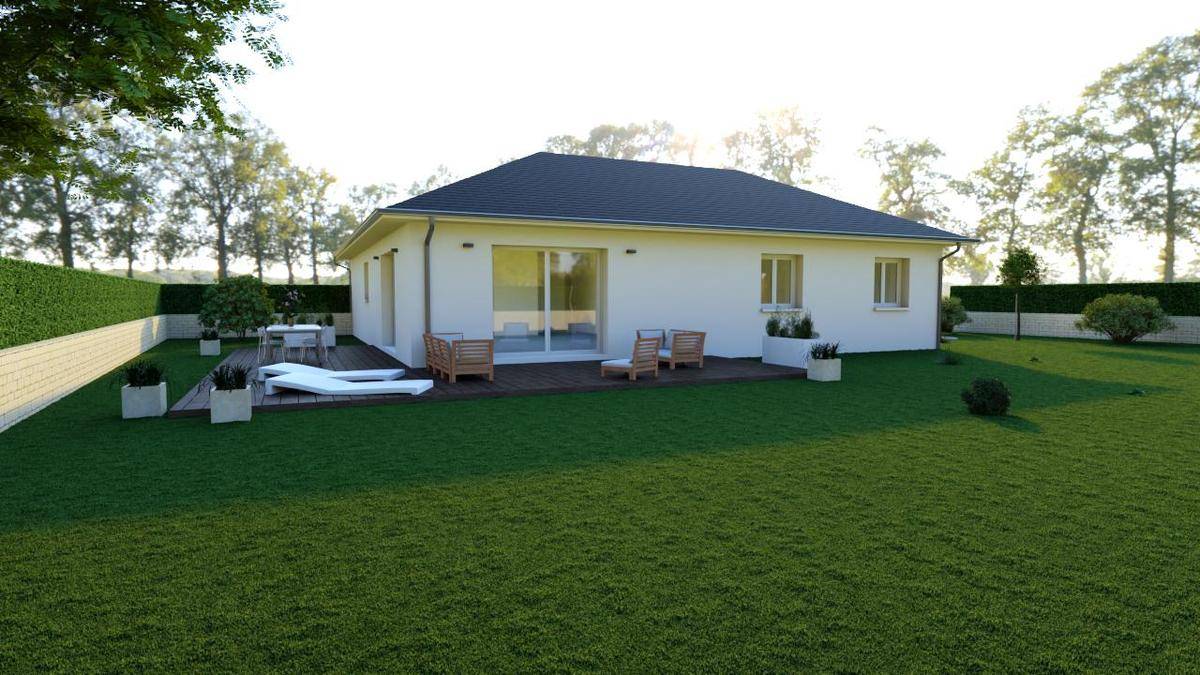 Programme terrain + maison à Sainte-Blandine en Isère (38) de 100 m² à vendre au prix de 302000€ - 1