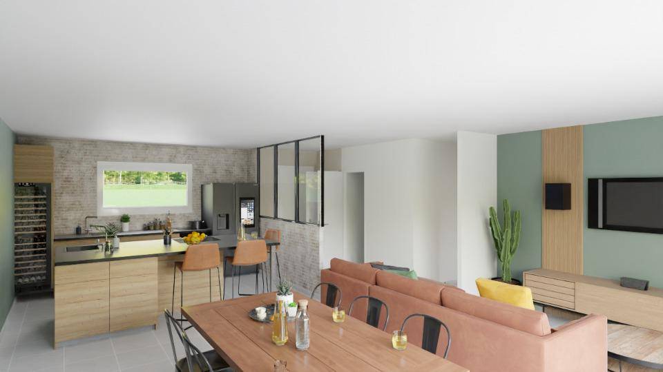 Programme terrain + maison à Sains-en-Gohelle en Pas-de-Calais (62) de 93 m² à vendre au prix de 221883€ - 3