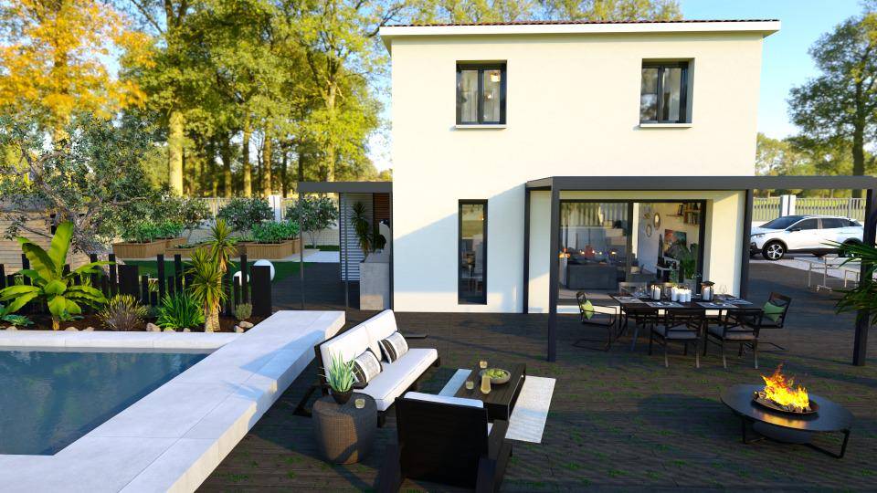 Programme terrain + maison à Saint-Cyr-sur-Mer en Var (83) de 95 m² à vendre au prix de 620300€ - 1