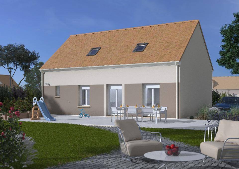 Programme terrain + maison à Tourville-la-Rivière en Seine-Maritime (76) de 80 m² à vendre au prix de 247000€ - 2