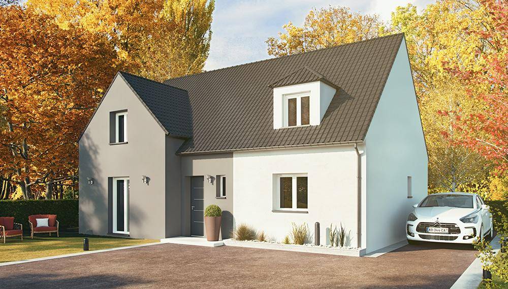 Programme terrain + maison à Deluz en Doubs (25) de 109 m² à vendre au prix de 265384€ - 3