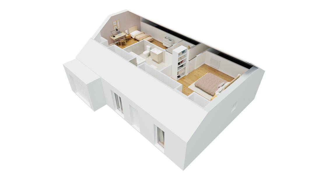 Programme terrain + maison à Fontenailles en Seine-et-Marne (77) de 110 m² à vendre au prix de 226283€ - 4