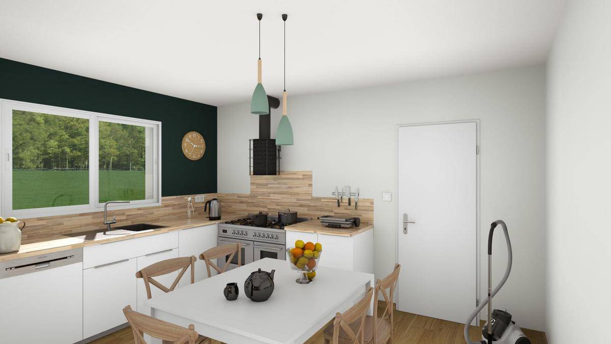 Programme terrain + maison à Cébazat en Puy-de-Dôme (63) de 72 m² à vendre au prix de 254905€ - 4