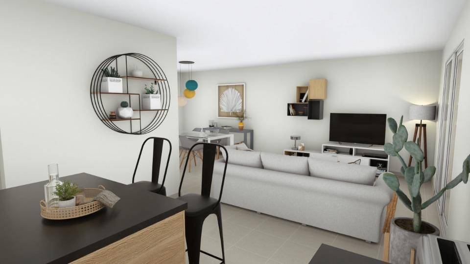 Programme terrain + maison à Manduel en Gard (30) de 92 m² à vendre au prix de 265800€ - 4