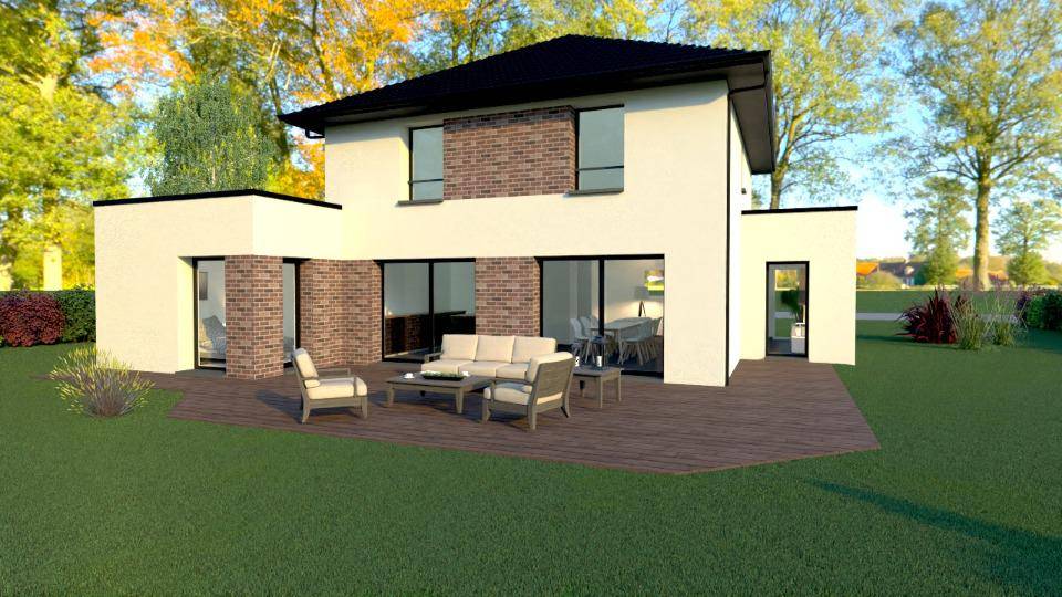 Programme terrain + maison à Caudry en Nord (59) de 150 m² à vendre au prix de 366000€ - 2