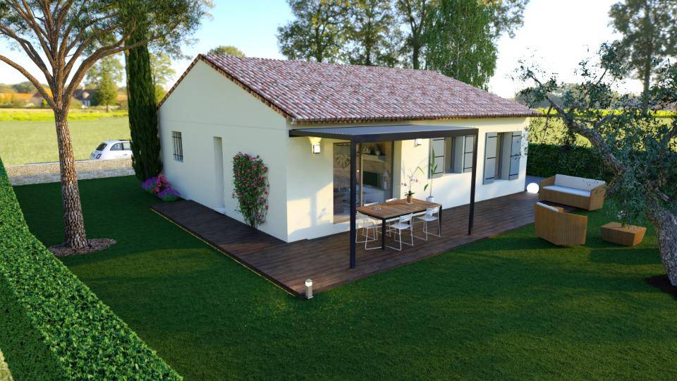 Programme terrain + maison à Caseneuve en Vaucluse (84) de 73 m² à vendre au prix de 242000€ - 2