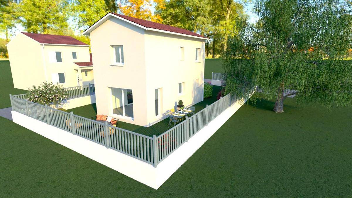 Programme terrain + maison à Mornant en Rhône (69) de 70 m² à vendre au prix de 355600€ - 3