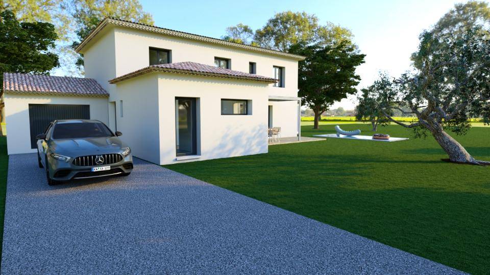 Programme terrain + maison à Alleins en Bouches-du-Rhône (13) de 160 m² à vendre au prix de 831000€ - 1