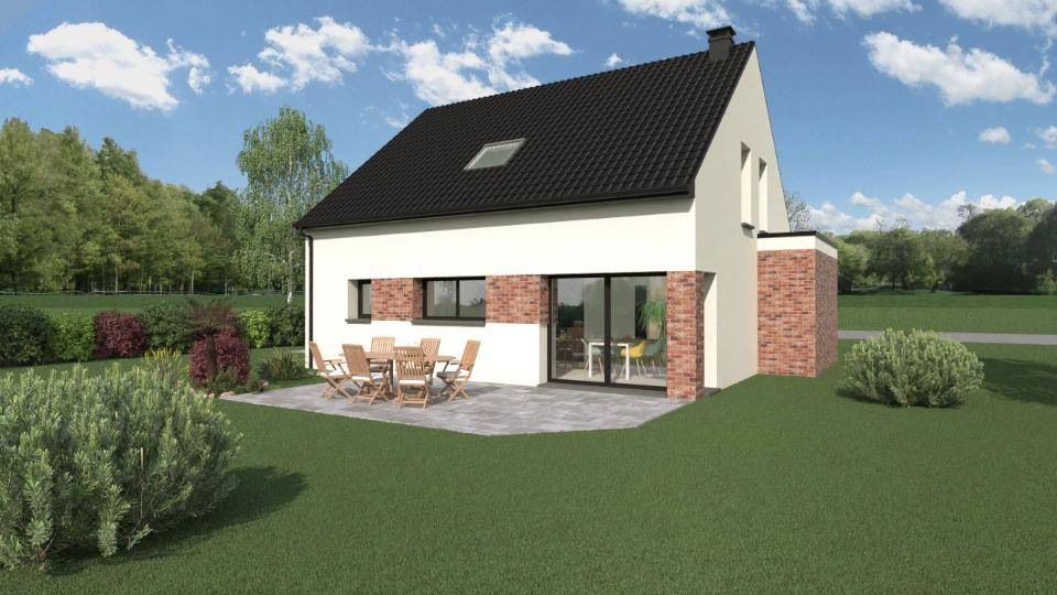 Programme terrain + maison à Caudry en Nord (59) de 140 m² à vendre au prix de 319000€ - 2