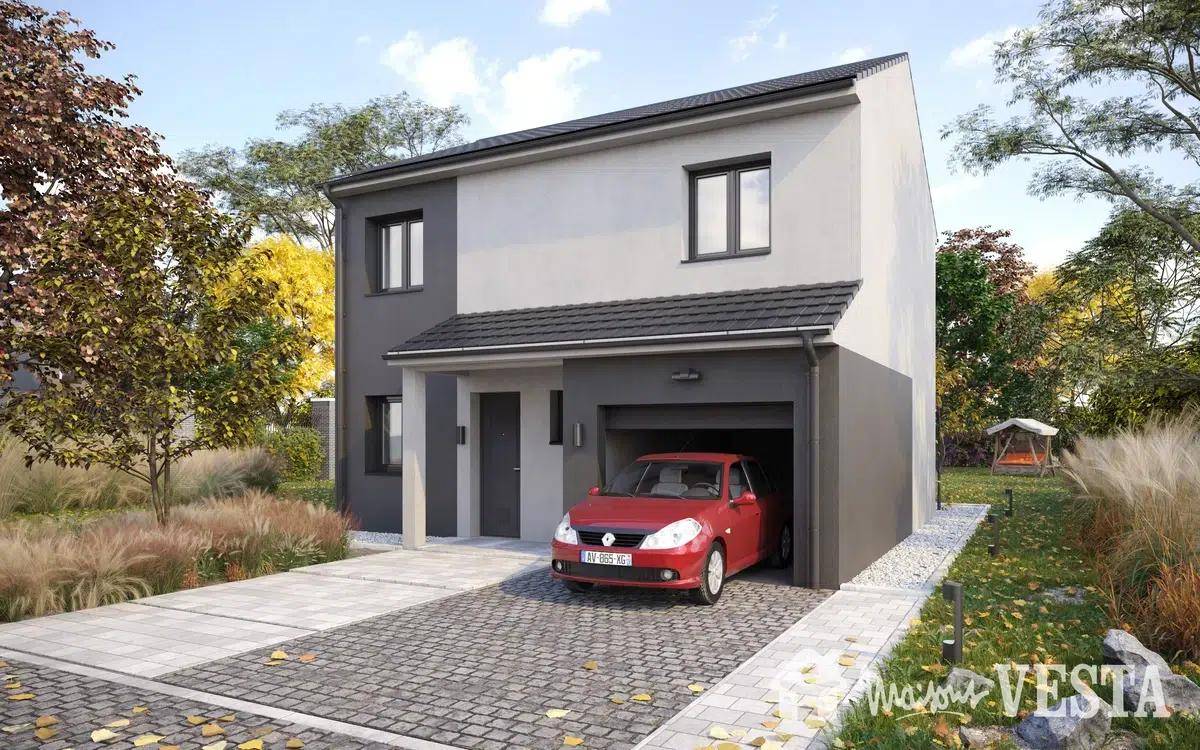 Programme terrain + maison à Boulay-Moselle en Moselle (57) de 90 m² à vendre au prix de 230125€ - 1