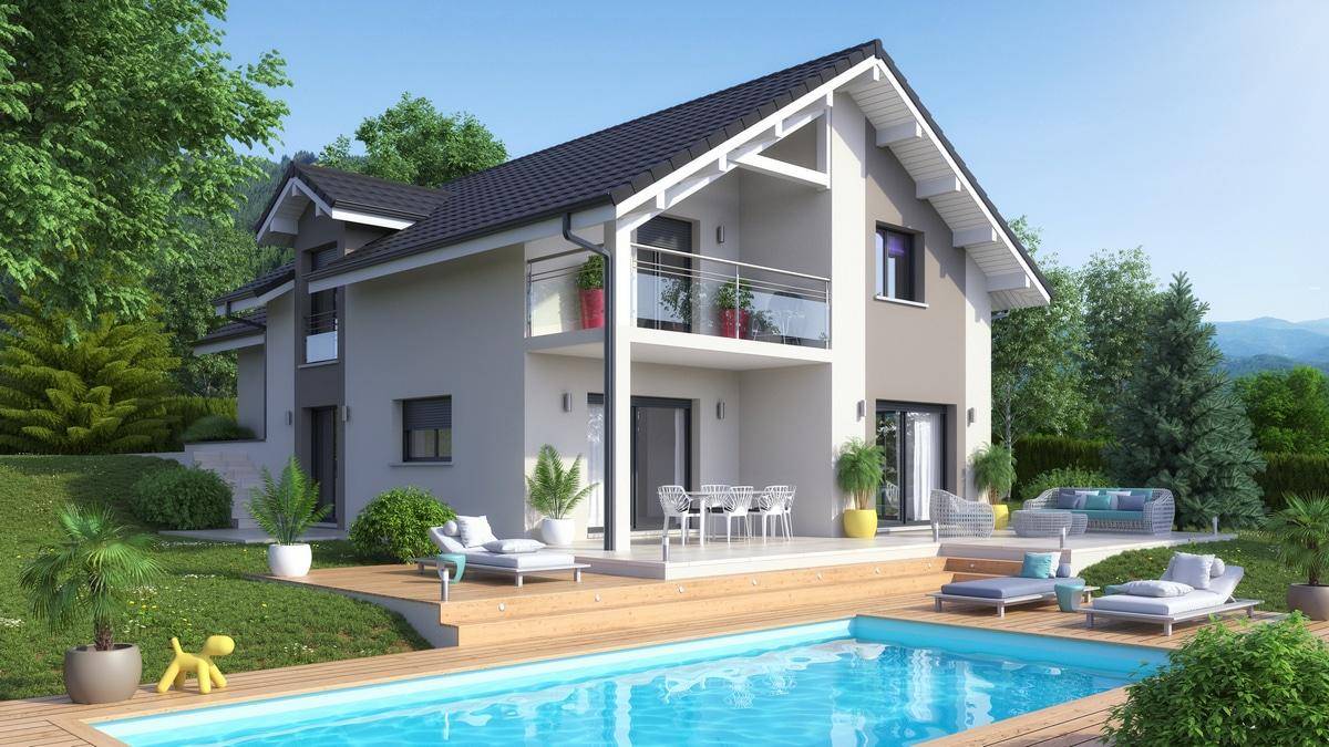 Programme terrain + maison à Jarrie en Isère (38) de 119 m² à vendre au prix de 589433€ - 1