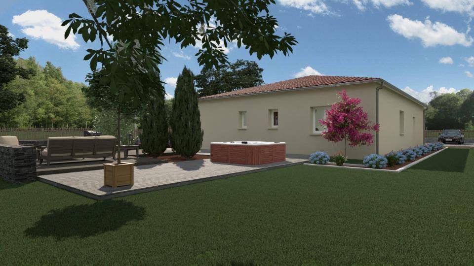Programme terrain + maison à Saint-Maurice-de-Rémens en Ain (01) de 103 m² à vendre au prix de 295000€ - 2