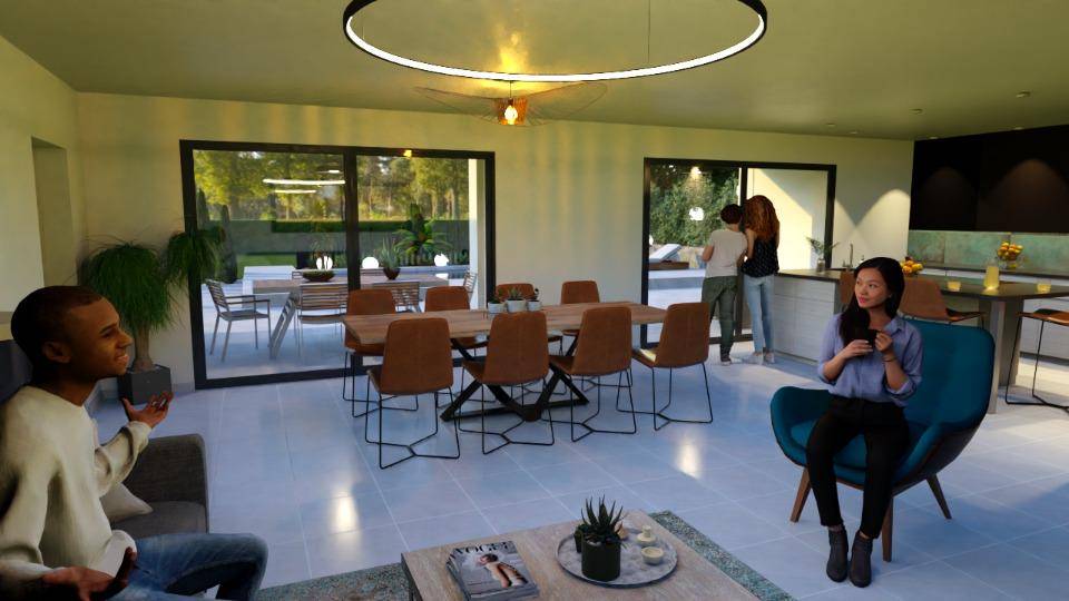 Programme terrain + maison à Orgnac-l'Aven en Ardèche (07) de 125 m² à vendre au prix de 449500€ - 2
