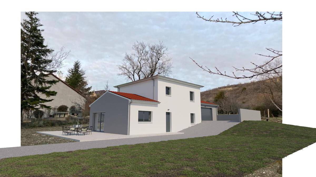Programme terrain + maison à Cournon-d'Auvergne en Puy-de-Dôme (63) de 125 m² à vendre au prix de 479980€ - 2