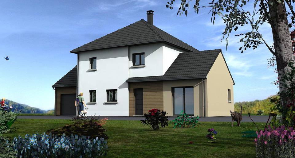 Programme terrain + maison à Boulogne-sur-Mer en Pas-de-Calais (62) de 130 m² à vendre au prix de 331865€ - 3