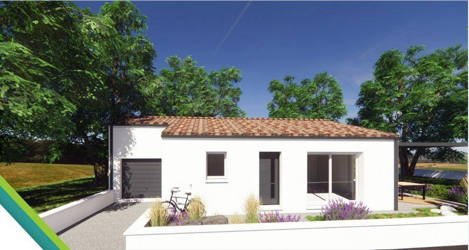 Programme terrain + maison à Tesson en Charente-Maritime (17) de 70 m² à vendre au prix de 180000€ - 1