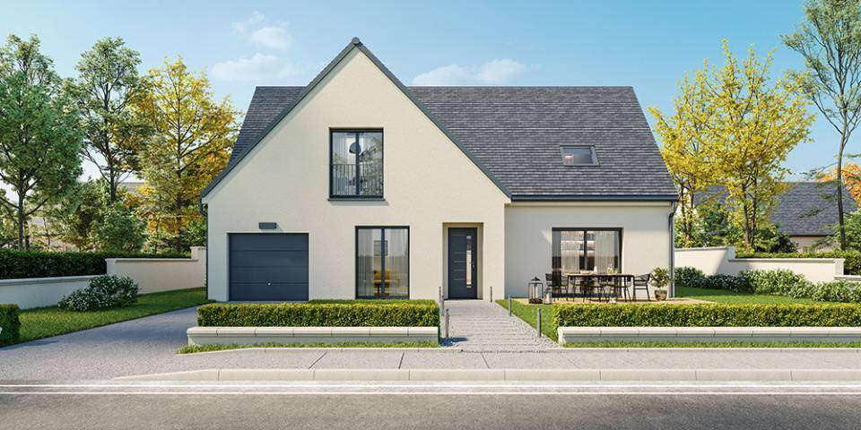 Programme terrain + maison à Solesmes en Sarthe (72) de 150 m² à vendre au prix de 305360€ - 1