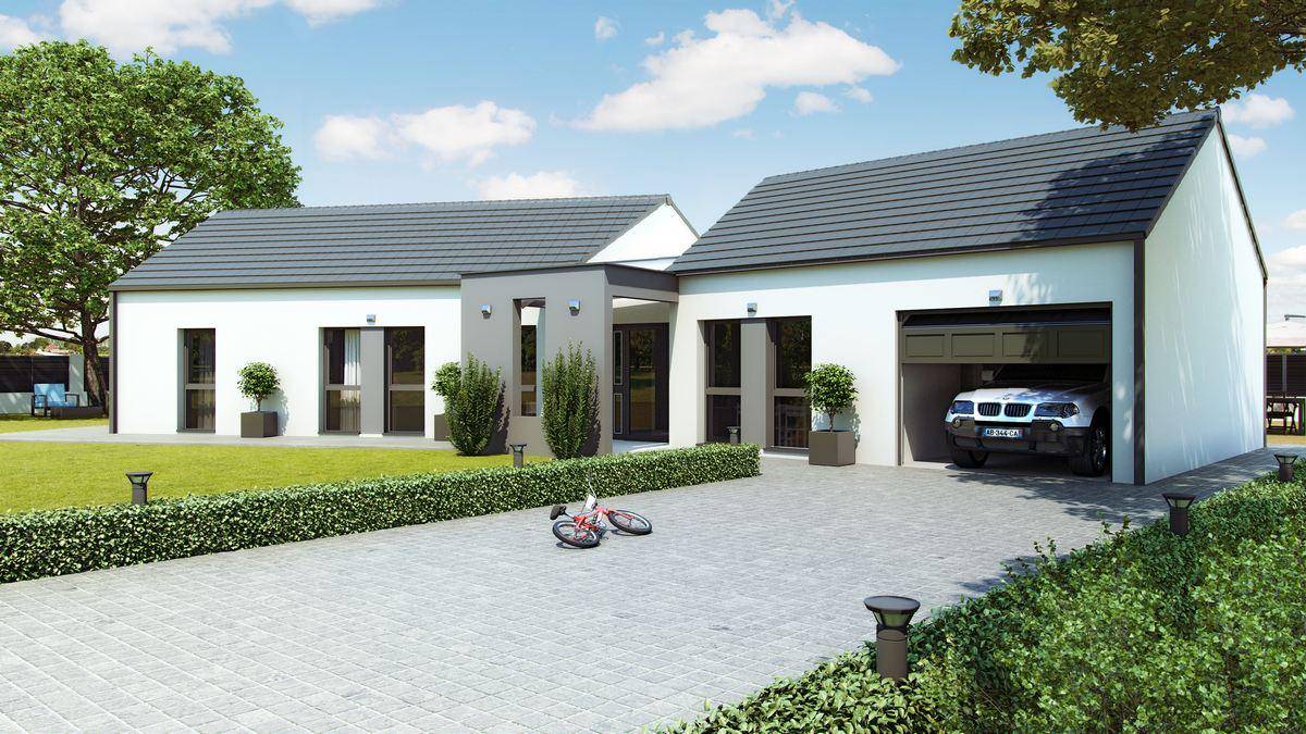 Programme terrain + maison à Les Clérimois en Yonne (89) de 85 m² à vendre au prix de 247133€ - 1