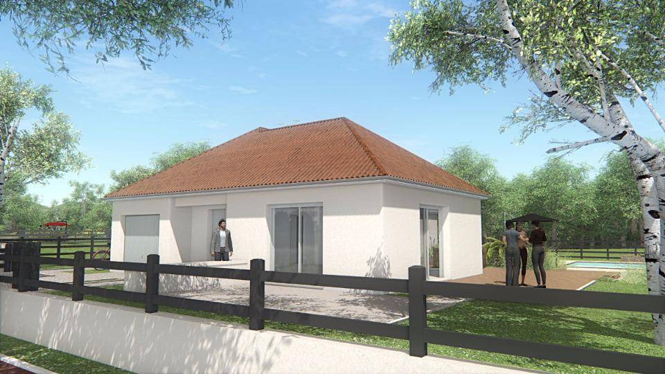 Programme terrain + maison à Couzeix en Haute-Vienne (87) de 79 m² à vendre au prix de 215500€ - 1