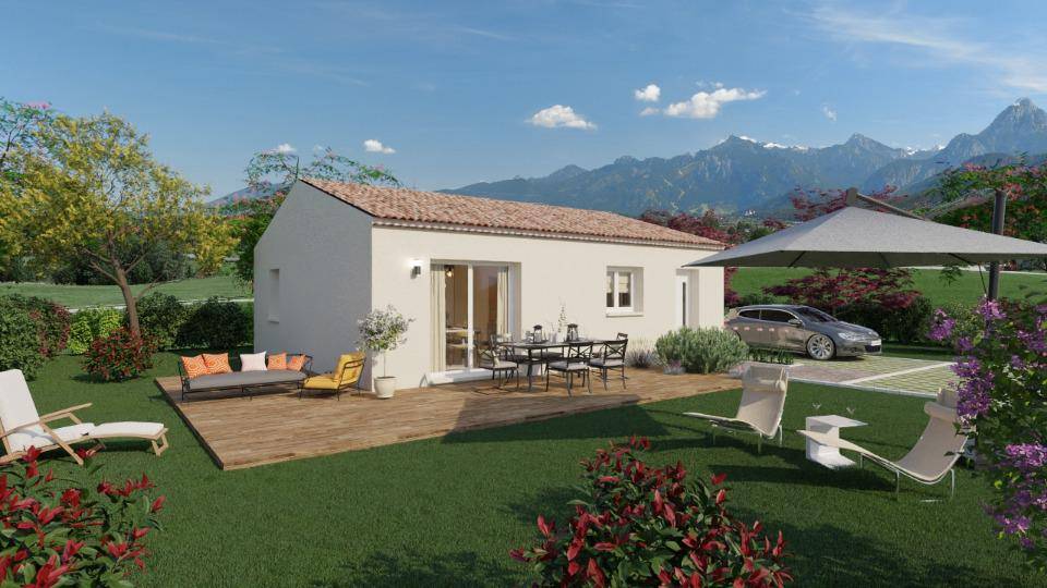 Programme terrain + maison à Quissac en Gard (30) de 70 m² à vendre au prix de 197000€ - 1