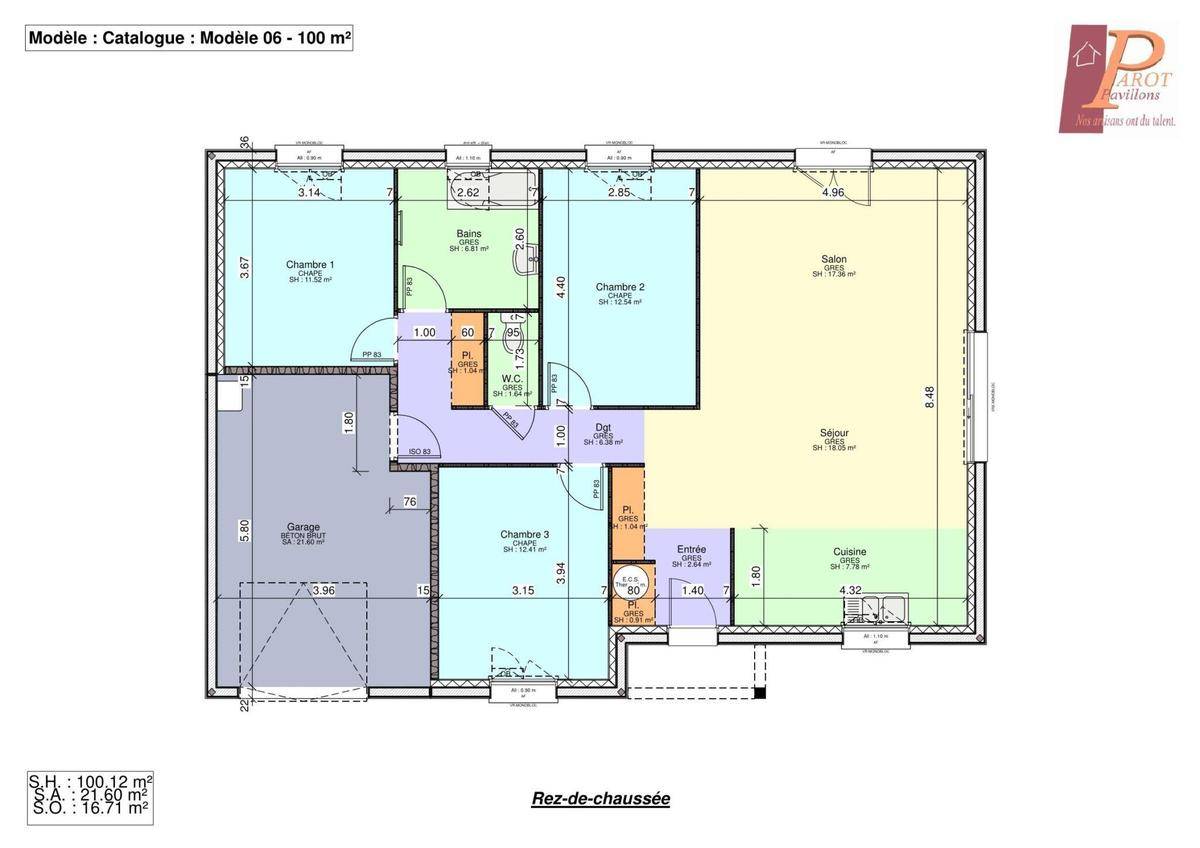 Programme terrain + maison à Huiron en Marne (51) de 100 m² à vendre au prix de 188600€ - 4