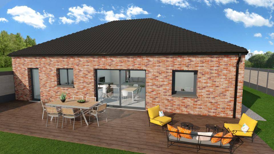 Programme terrain + maison à Walincourt-Selvigny en Nord (59) de 105 m² à vendre au prix de 275000€ - 2