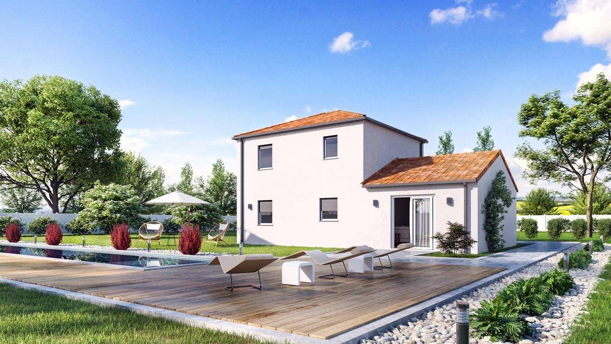 Programme terrain + maison à Creuzier-le-Vieux en Allier (03) de 110 m² à vendre au prix de 306300€ - 2