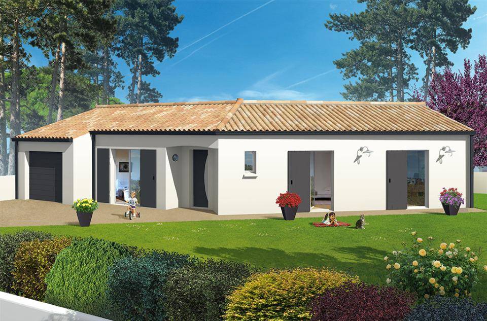 Programme terrain + maison à Mauzé-sur-le-Mignon en Deux-Sèvres (79) de 85 m² à vendre au prix de 199450€ - 1