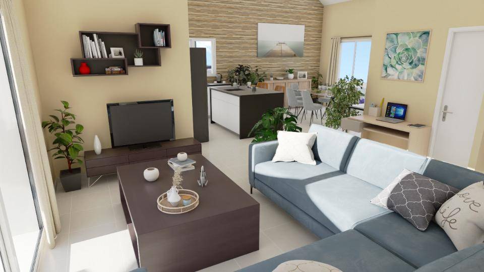 Programme terrain + maison à Francueil en Indre-et-Loire (37) de 116 m² à vendre au prix de 324000€ - 1