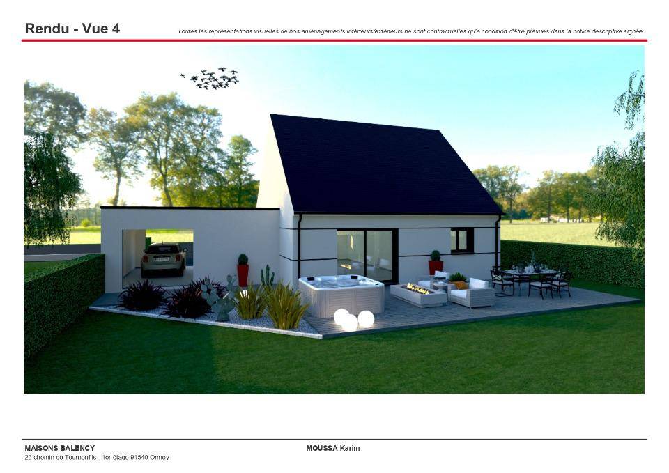 Programme terrain + maison à Villemoisson-sur-Orge en Essonne (91) de 103 m² à vendre au prix de 329000€ - 3