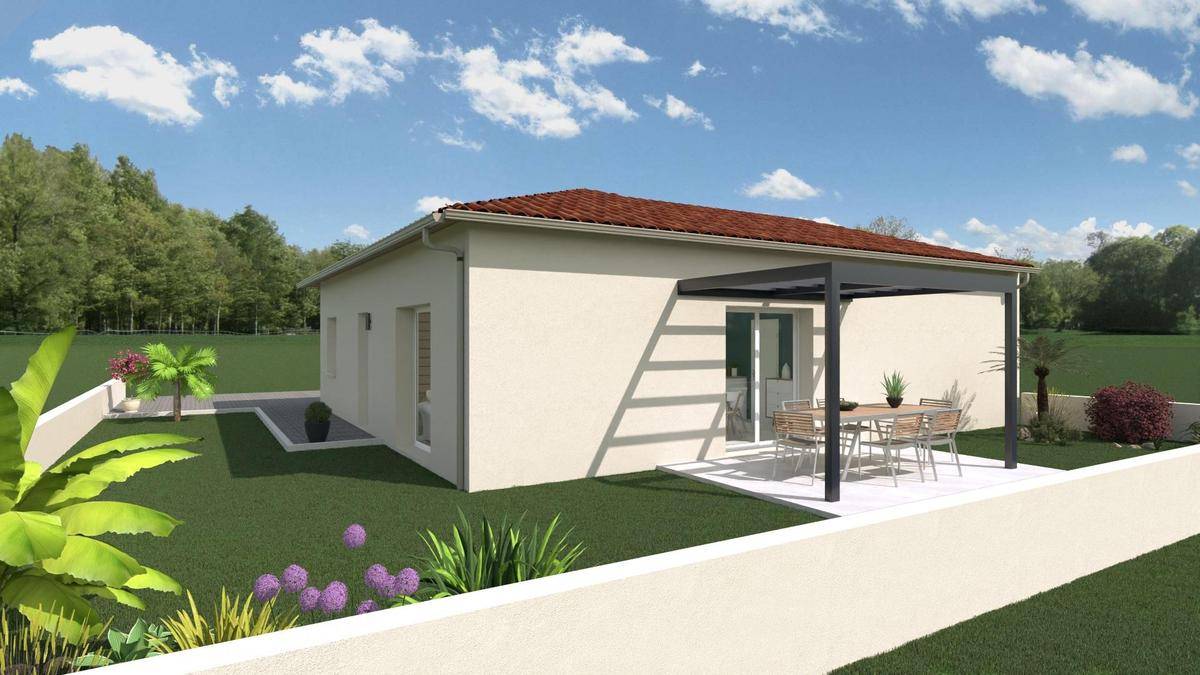 Programme terrain + maison à Ambérieux en Rhône (69) de 62 m² à vendre au prix de 285400€ - 2