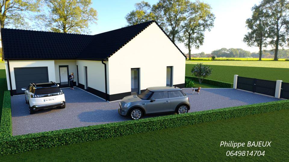 Programme terrain + maison à Liévin en Pas-de-Calais (62) de 80 m² à vendre au prix de 265979€ - 3
