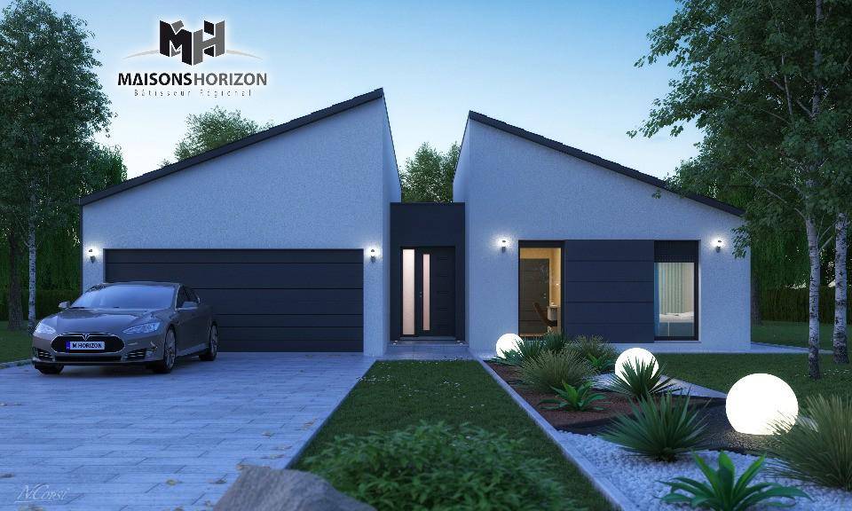 Programme terrain + maison à Verny en Moselle (57) de 130 m² à vendre au prix de 389000€ - 3