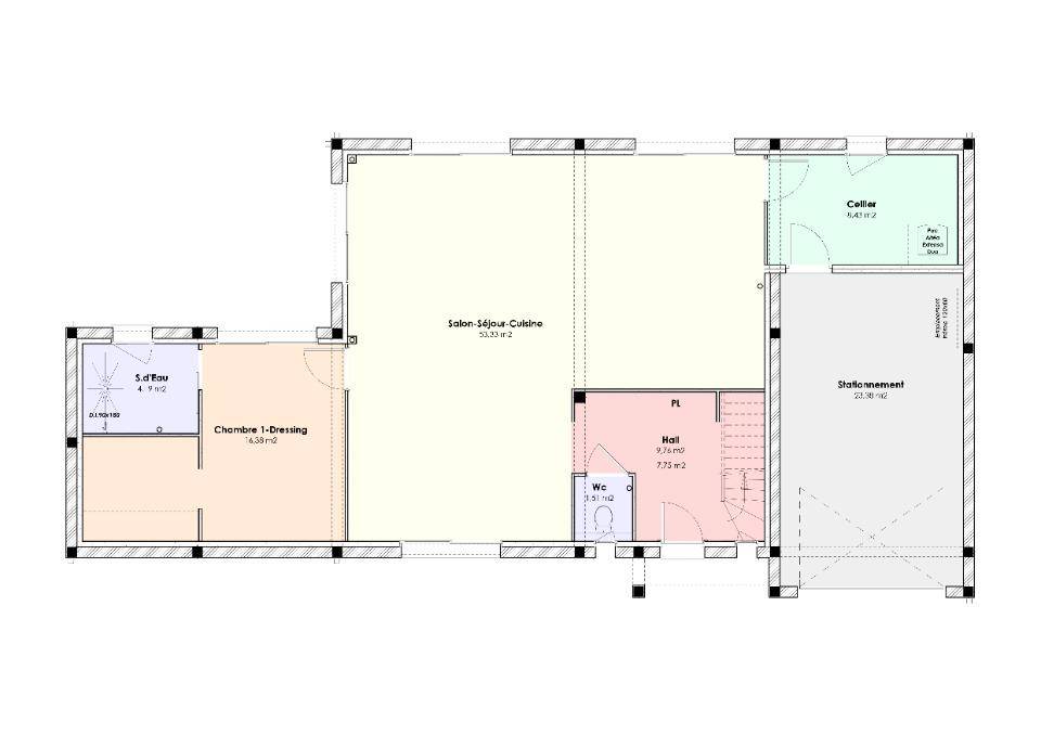 Programme terrain + maison à Chenonceaux en Indre-et-Loire (37) de 151 m² à vendre au prix de 353550€ - 3