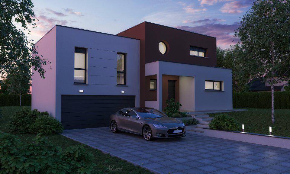 Programme terrain + maison à Jury en Moselle (57) de 130 m² à vendre au prix de 439000€ - 1