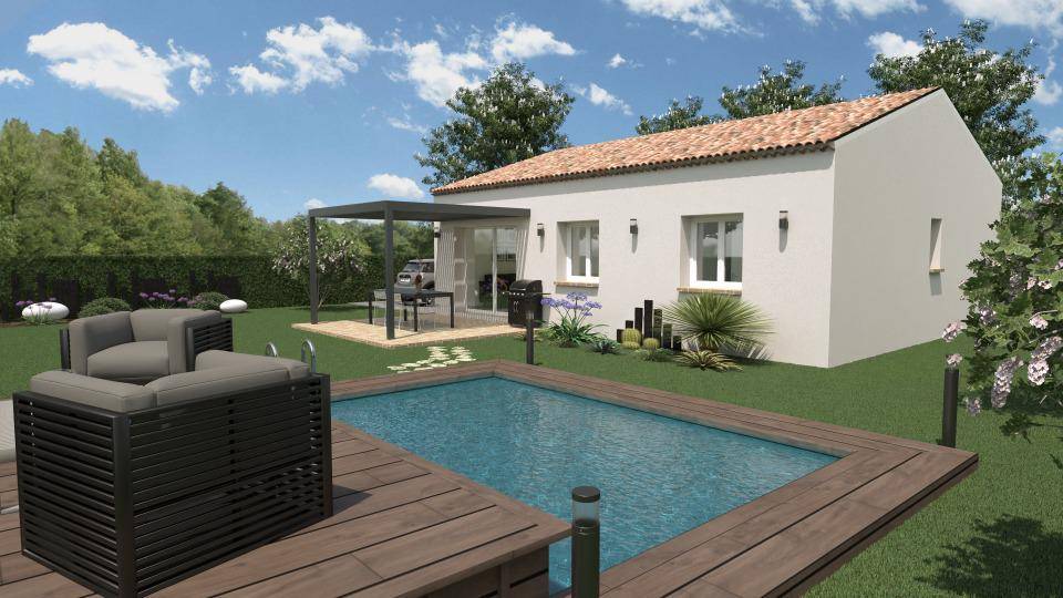 Programme terrain + maison à Vidauban en Var (83) de 76 m² à vendre au prix de 330000€ - 2