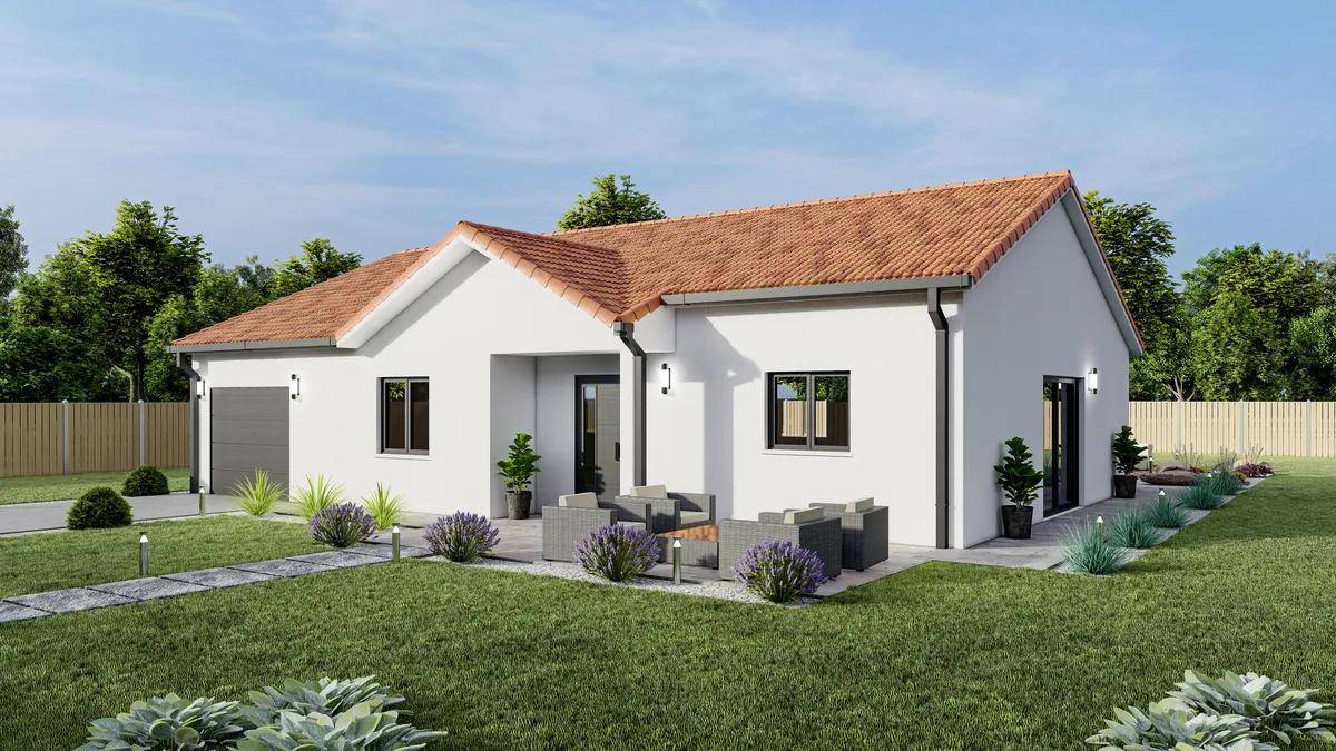 Programme terrain + maison à Huiron en Marne (51) de 100 m² à vendre au prix de 188600€ - 1