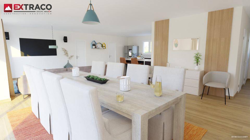 Programme terrain + maison à Le Tilleul en Seine-Maritime (76) de 182 m² à vendre au prix de 440700€ - 2