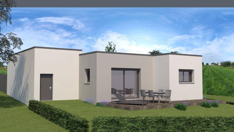 Programme terrain + maison à Boust en Moselle (57) de 75 m² à vendre au prix de 323500€ - 2