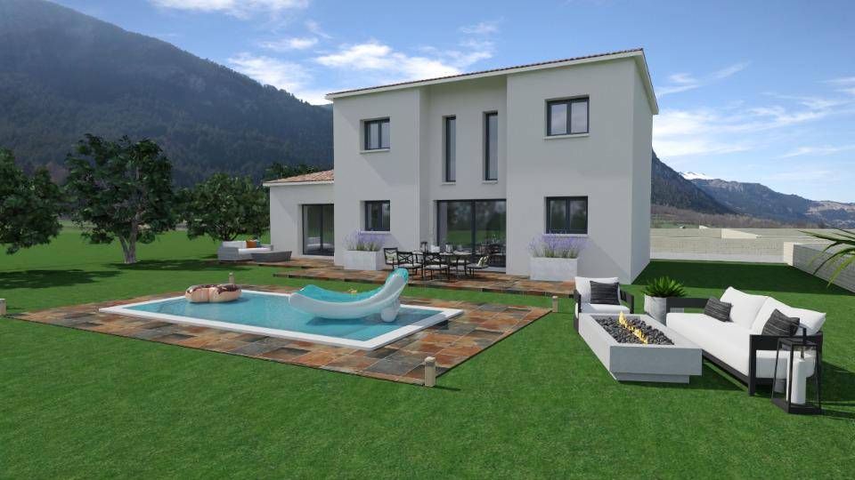 Programme terrain + maison à Sénas en Bouches-du-Rhône (13) de 120 m² à vendre au prix de 389900€ - 3