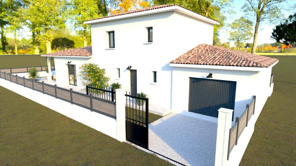 Programme terrain + maison à Carnoules en Var (83) de 115 m² à vendre au prix de 535600€ - 1