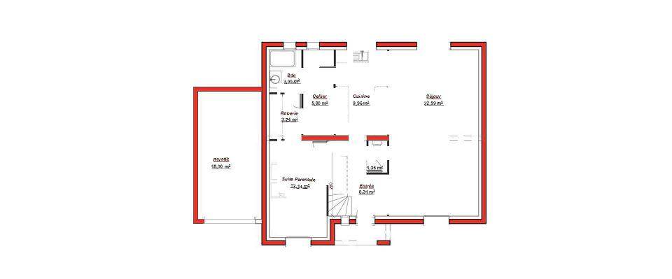 Programme terrain + maison à Verneuil-sur-Seine en Yvelines (78) de 130 m² à vendre au prix de 650000€ - 3