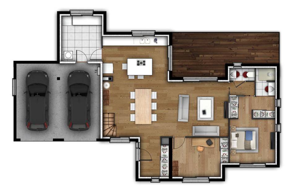 Programme terrain + maison à Le Vaudreuil en Eure (27) de 149 m² à vendre au prix de 393100€ - 3